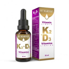 Marnys Tekutý vitamín K2 a D3 30 ml - pokrčená krabička